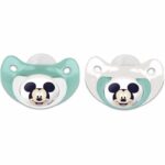 Mickey anatomical pacifier set 0-6 months