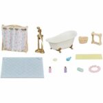 Bathtub and shower set - SYLVANIAN FAMILIES - 5739 - Bathroom set with accessories - Image 4