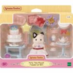 The girl with two -tone cats and her birthday snack – Sylvanian Families – 5646 – From 3 years
