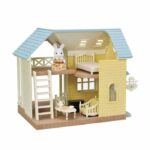 Blue Roof Cottage Box Set - SYLVANIAN FAMILIES - 5671 - For Children 5 Years and Up - Furniture Included