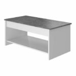HAPPY Lifting Coffee Table - White and Gray - L 50 cm - Image 3
