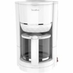 Filter coffee maker  TERRAILLON - 15353 DIAMANT White - 1.25L - 980W - Glass jug - Keep warm
