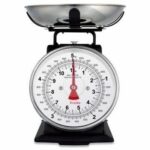 TERRAILLON 14477 Retro Deco Mechanical Scale - 5 kg - 1L Bowl - Large Dial - Metal - Black - Image 2