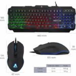 THE G-LAB COMBO HELIUM Keyboard FR Backlit Performance + Comfort Mouse + In-Ear Headphones + Non-Slip Mat - Image 4