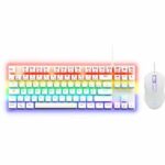 Combo Gaming Mechanical Keyboard TKL + Mouse - THE G-LAB - COMBO MERCURY W - White