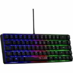 Gaming Keyboard - THE G-LAB - KEYZ-HYDROGEN/FR - 60% Black Membrane