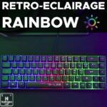 Gaming Keyboard - THE G-LAB - KEYZ-HYDROGEN/FR - 60% Black Membrane – Bild 4