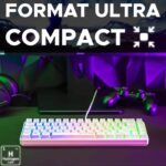 Gaming Keyboard - THE G-LAB - KEYZ-HYDROGEN-W/FR - 60% White Membrane – Bild 2