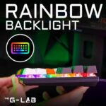 Gaming Keyboard - THE G-LAB - KEYZ-MERCURY-C/FR - Mechanical - TKL - 3 colors White+Black+OrangeFR - Image 4