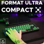 Gaming Keyboard - THE G-LAB - KEYZ-HYDRO-GRB/FR - 60% Membrane 2 colors Gray + Black keys - Image 2