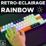 Gaming Keyboard - THE G-LAB - KEYZ-HYDRO-BKWO/FR - 60% Membrane 3 colors Black + White + Orange - Image 4