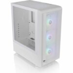 Mid-Tower PC Case without PSU - THERMALTAKE S200 TG ARGB (White) - ATX/Micro ATX - 3x120mm A-RGB - USB 3.0/2.0 - Tempered Glass