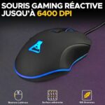 2 in 1 Gaming Pack - THE G-LAB - COMBO HYDRO - Wired Keyboard and Mouse - Black/Grey - Image 3