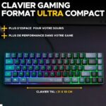 2 in 1 Gaming Pack - THE G-LAB - COMBO HYDRO - Wired Keyboard and Mouse - Black/Grey - Image 4