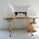 THERMOBABY TUB KIT VASCO White Lily of the valley: bathtub + feet + drain hose - Image 2