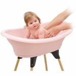 THERMOBABY TUB KIT VASCO Powder pink: bathtub + feet + drain hose - Image 3