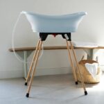 THERMOBABY BATH KIT VASCO Fleur Bleue: bathtub + feet + drain hose - Image 2