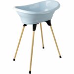 THERMOBABY BATH KIT VASCO Fleur Bleue: bathtub + feet + drain hose - Image 6
