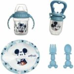 THERMOBABY MICKEY 1st age meal pack - 1 nibbler + 1 bowl + 1 cup with handle + 2 spoons