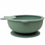 Suction cup bowl - THERMOBABY - Silicone - Cactus Green - Non-slip and unbreakable - Image 4