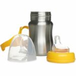 Learning cup - THERMOBABY - Stainless steel - 180 ml - Mango yellow - Ergonomic and leak-proof - Image 5