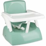 Booster seat - THERMOBABY - GUSTO 2-in-1 - Sage Green - Scalable and transportable