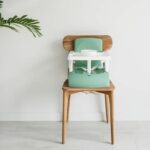 Booster seat - THERMOBABY - GUSTO 2-in-1 - Sage Green - Scalable and transportable - Image 3