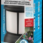 Cordless Tiger Mosquito Repellent and Mosquito Repellent Device - Black Lantern - 20m² Protection