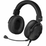 Wired Gaming Headset - THE G-LAB - KORP TITANIUM - Microphone - PC/PS4/Xbox One - Black