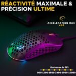 Wired Gaming Mouse - The G-Lab - KULT-OXYGEN - RGB - 12800 DPI - Black - Image 5