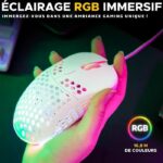 Wired Gaming Mouse - The G-Lab - KULT-OXYGEN - RGB - 12800 DPI - White - Image 5