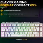 Gaming Keyboard - The G-Lab - KEYZ TITAN - Mechanical (Red Switch) - Wired - RGB - White - Image 3