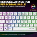 Gaming Keyboard - The G-Lab - KEYZ TITAN - Mechanical (Red Switch) - Wired - RGB - White - Image 5
