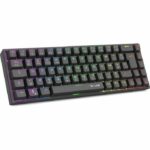 Triple Mode Gaming Keyboard - The G-Lab - KEYZ TITAN - Mechanical (Red Switch) - Wireless - RGB