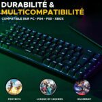 Triple Mode Gaming Keyboard - The G-Lab - KEYZ TITAN - Mechanical (Red Switch) - Wireless - RGB - Image 5