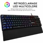 THE G-LAB Gaming Carbon Backlit mechanical keyboard - Switch Blues - Wrist rest - FR - Image 4