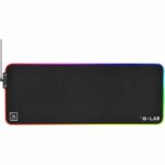 Mouse Pad - XXL - The G-Lab - PAD RUBIDIUM - RGB USB - 800x300x3mm - Black