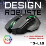 Wireless RGB gaming mouse The G -LAB 7200 DPI - Black - Image 4