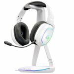 Headphone/Headset Stand - THE G-LAB - K-STAND HYDROGEN - 2 USB ports - White