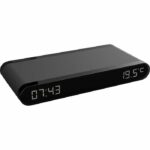 Alarm clock charging station - THOMSON - Black - 15W induction, Temperature, USB-C port, 230V power supply - Image 2