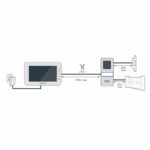 Videophone - THOMSON - 2-wire color - 7" screen - Dual Tili control – Bild 2