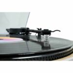THOMSON TT301 - 33 and 45 rpm designer vinyl turntable - Audio-Technica AT3600L playback head - Wood and white – Bild 4
