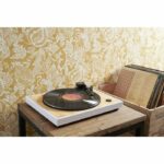 THOMSON TT301 - 33 and 45 rpm designer vinyl turntable - Audio-Technica AT3600L playback head - Wood and white – Bild 6