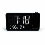 Projector clock radio - THOMSON - Black - FM radio, Temperature, Humidity, Dual alarm, USB-C, 230V power supply - Image 4