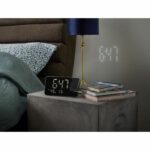 Projector clock radio - THOMSON - Black - FM radio, Temperature, Humidity, Dual alarm, USB-C, 230V power supply - Image 6