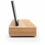 Weather station alarm clock - THOMSON - Dark wood - Temperature display, Hygrometry, Dual alarm, USB-C, Wireless probe - Image 5