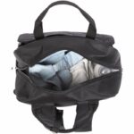 Diaper bag - TINEO - Backpack shape - Quilted - Black - Image 3