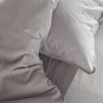 Duvet cover - TODAY - CHARME - Chambray - Light gray Constance - 240 x 220 cm - Image 4