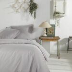 Duvet cover - TODAY - CHARME - Chambray - Light gray Constance - 260 x 240 cm