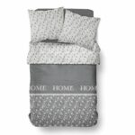 Duvet cover - TODAY - CHARME - Chambray - Dark gray Capucine - 260 x 240 cm - Image 4
